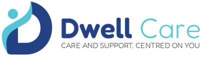 dwell care logo tag