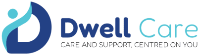 dwell care logo tag